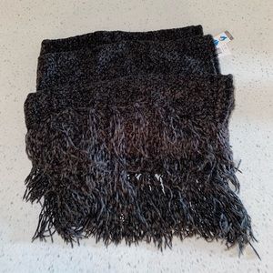 NWT Time and Tru Black Blanket Scarf